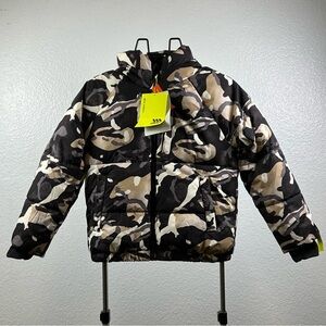 All In Motion Kids Camouflage Puffer Jacket Size S